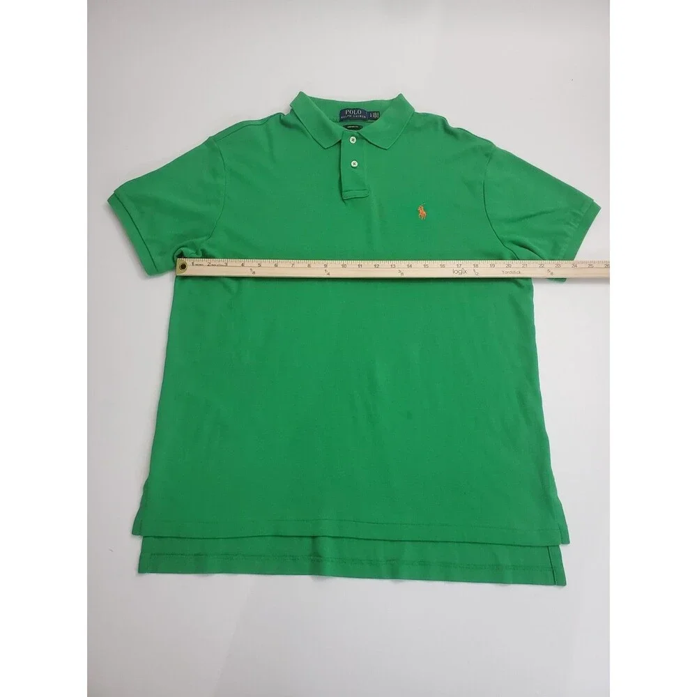 Polo‎ By Ralph Lauren Men's Short Sleeve Polo Shirt, Green, Large